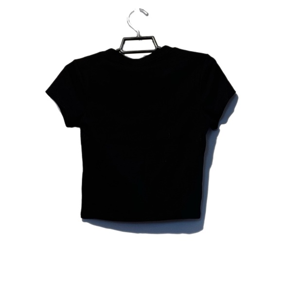 Horoscopez Hot Headed Aries Baby Tee Sz S Black Woman Fire Crown Graphics NWT - Picture 3 of 4